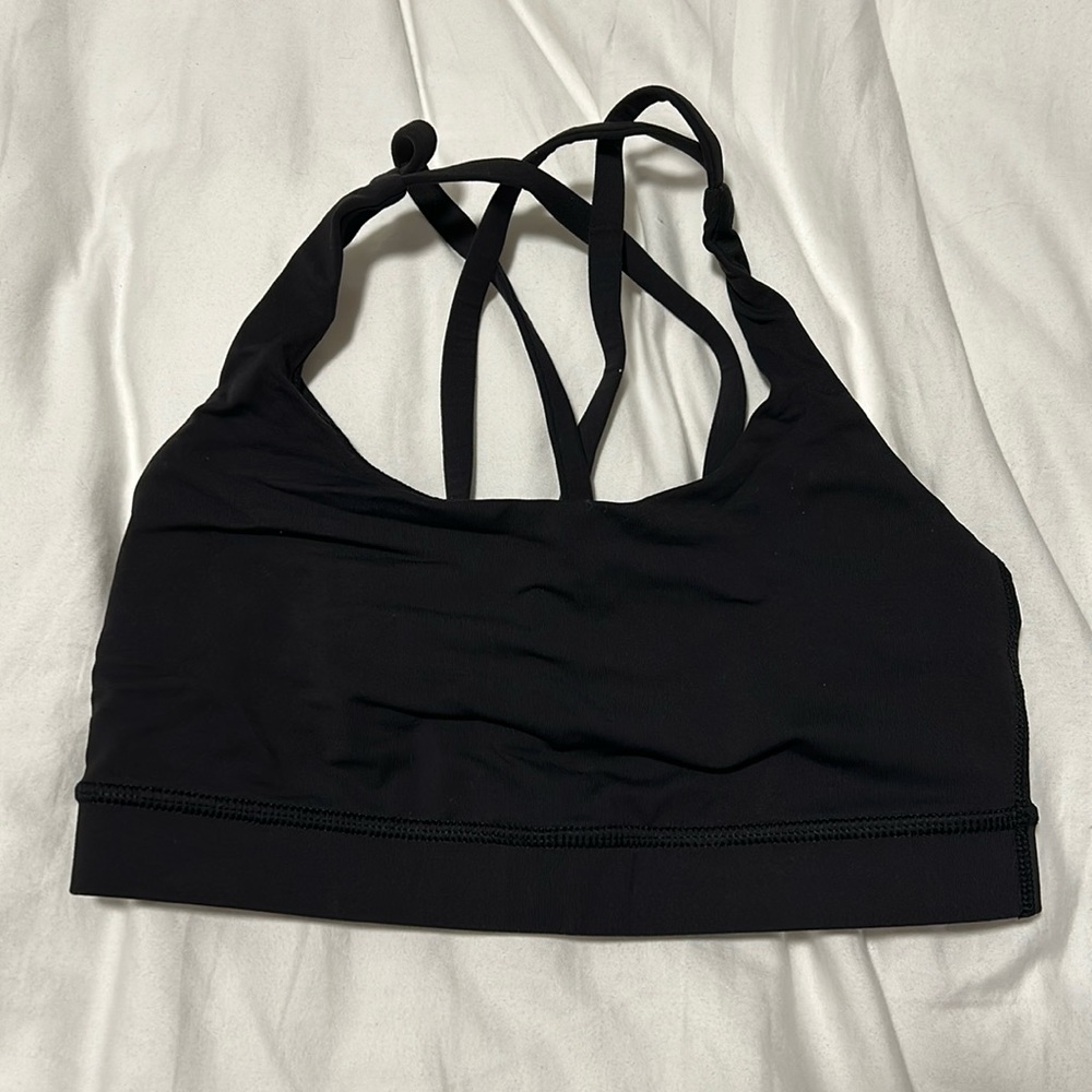 Lululemon black sports bra